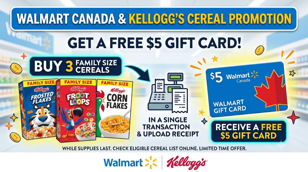 The Walmart Canada Kellogg's promo